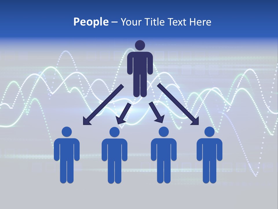 Techno Glimmer Stripe PowerPoint Template