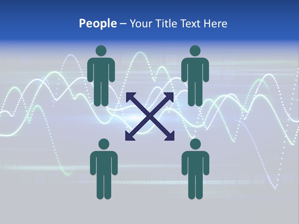 Techno Glimmer Stripe PowerPoint Template