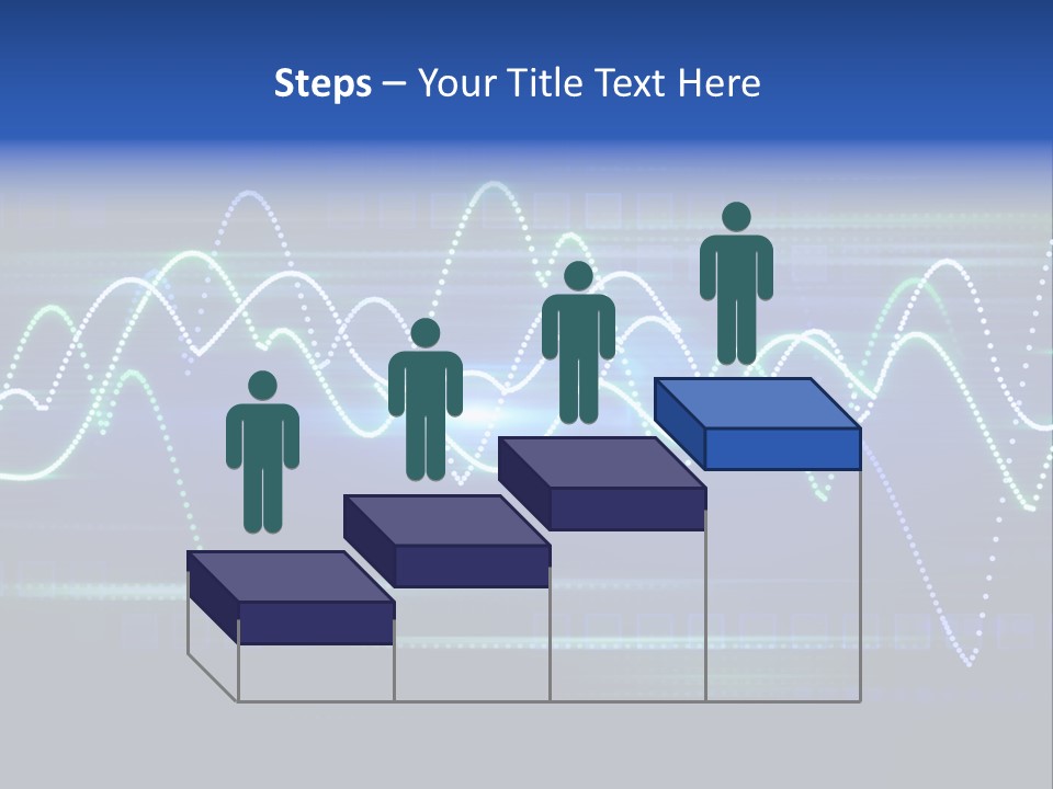 Techno Glimmer Stripe PowerPoint Template