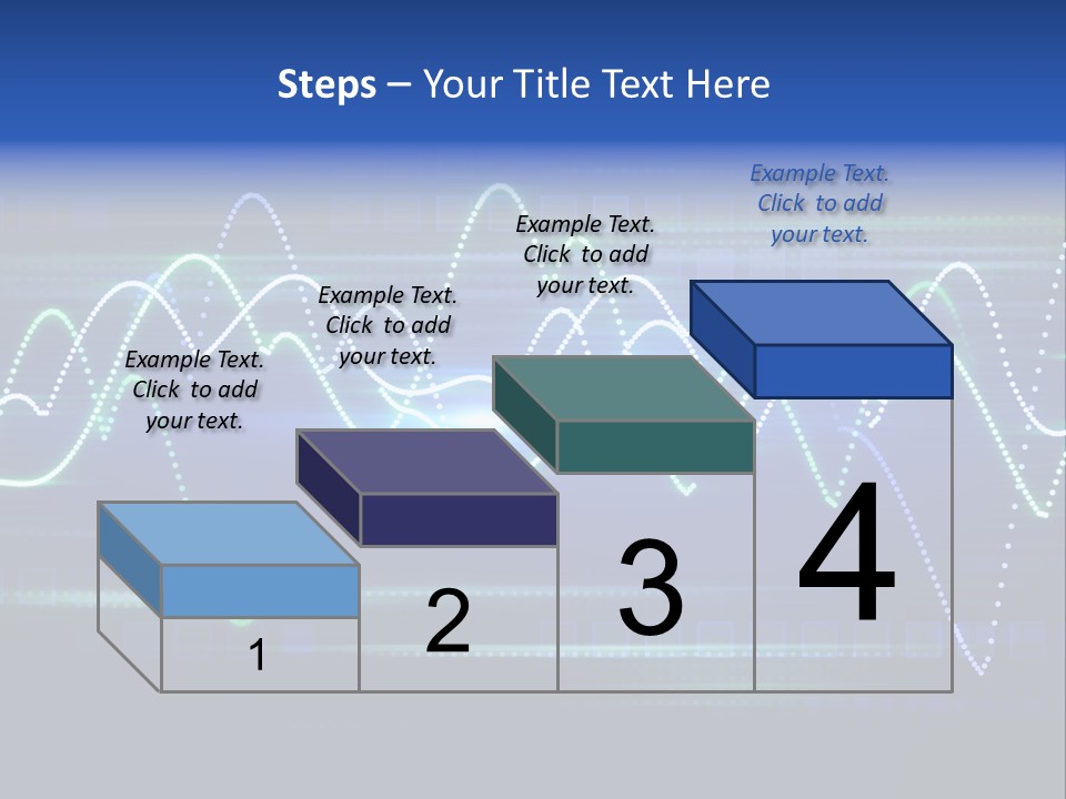 Techno Glimmer Stripe PowerPoint Template