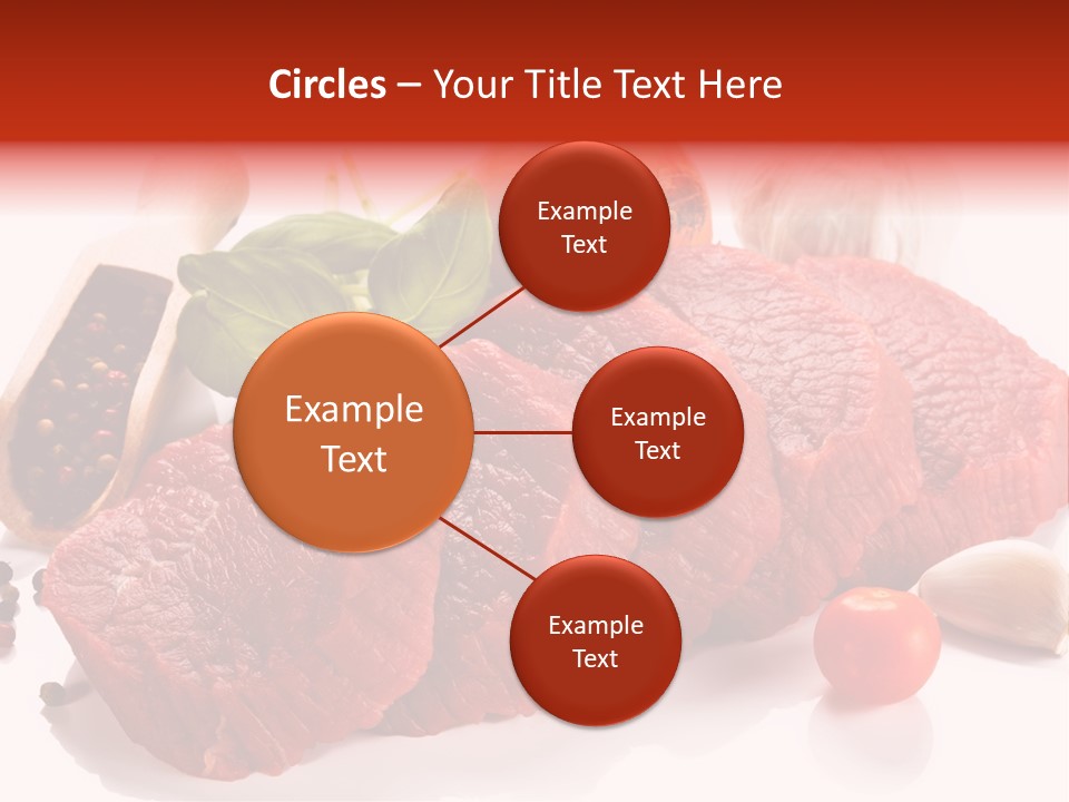 Grill Fillet Ingredient PowerPoint Template