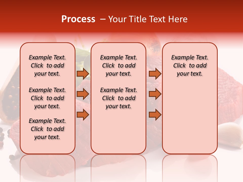 Grill Fillet Ingredient PowerPoint Template