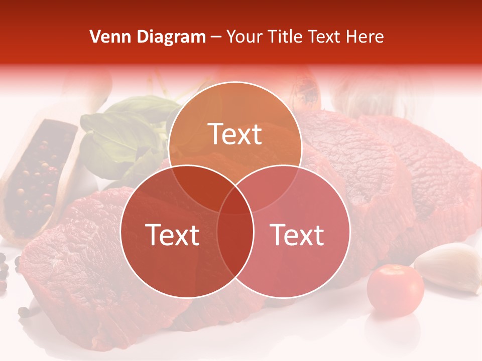 Grill Fillet Ingredient PowerPoint Template