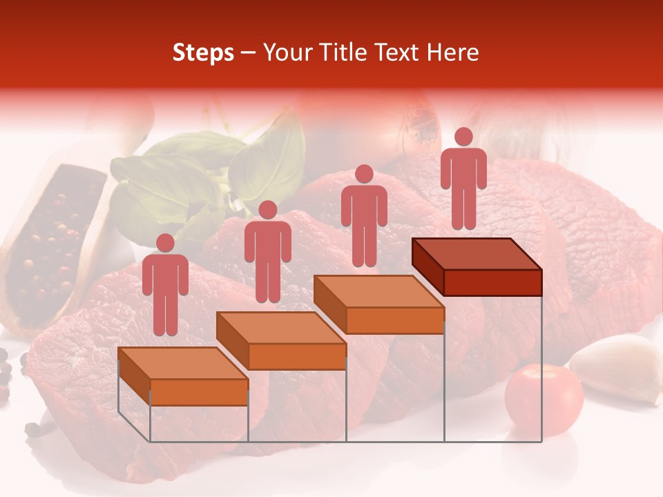 Grill Fillet Ingredient PowerPoint Template