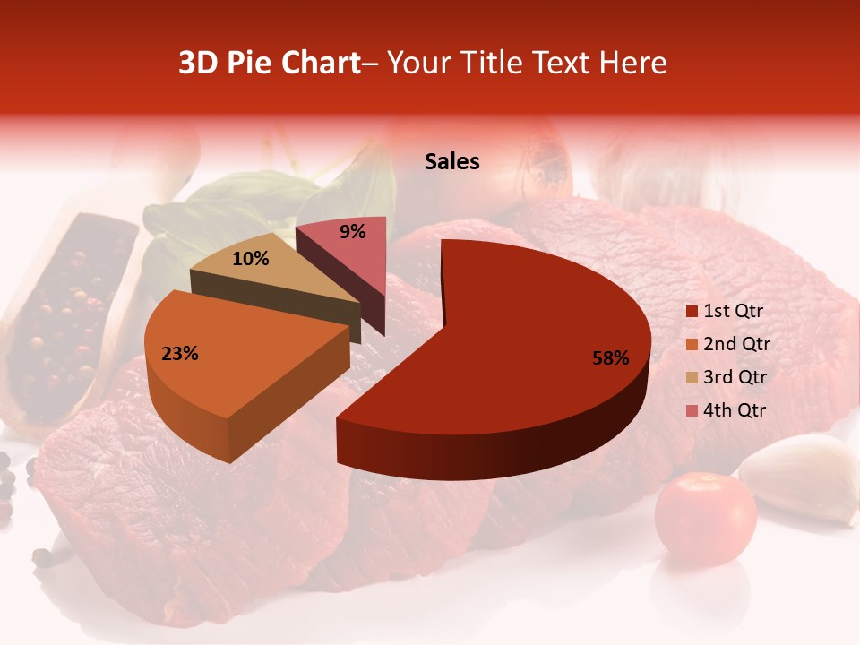 Grill Fillet Ingredient PowerPoint Template