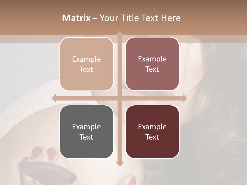 Clear Fun Eyeshadow PowerPoint Template