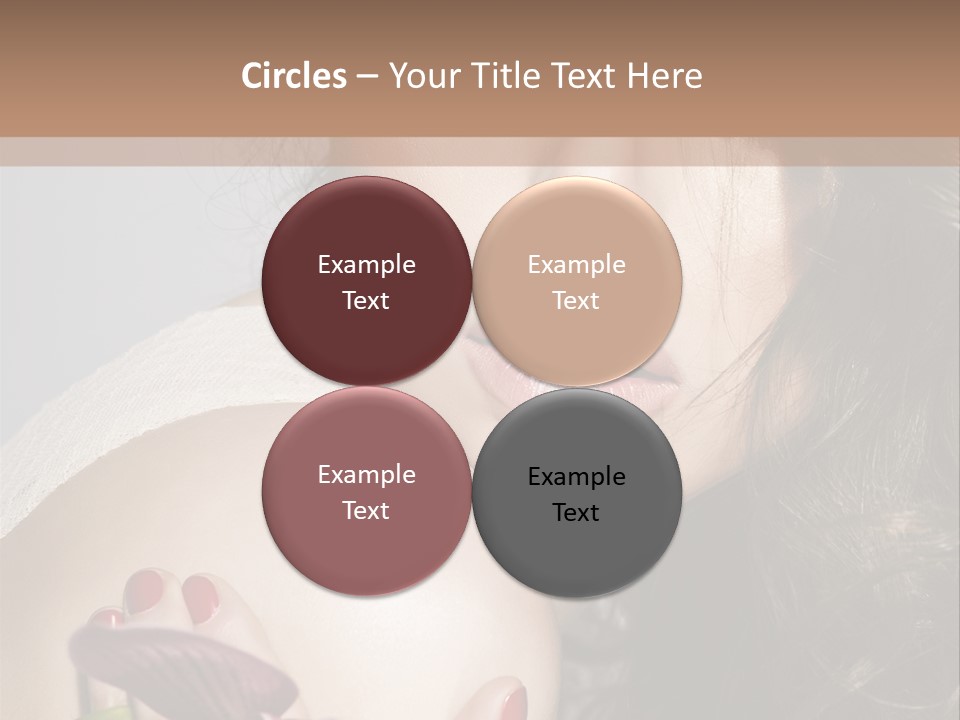 Clear Fun Eyeshadow PowerPoint Template