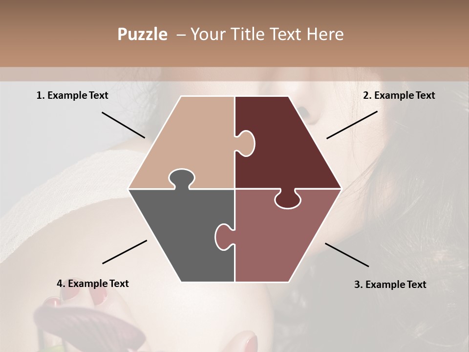 Clear Fun Eyeshadow PowerPoint Template