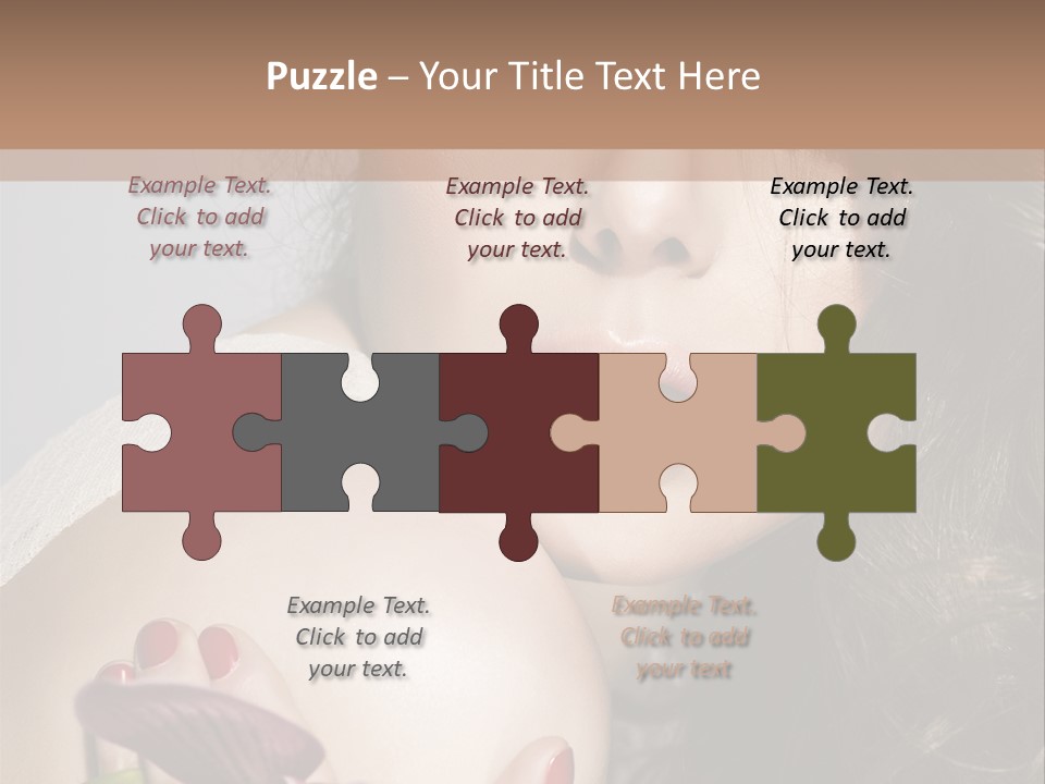 Clear Fun Eyeshadow PowerPoint Template