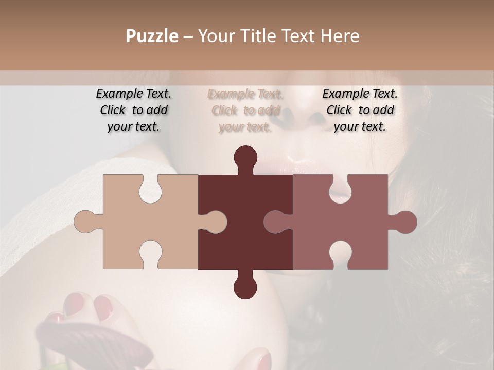 Clear Fun Eyeshadow PowerPoint Template