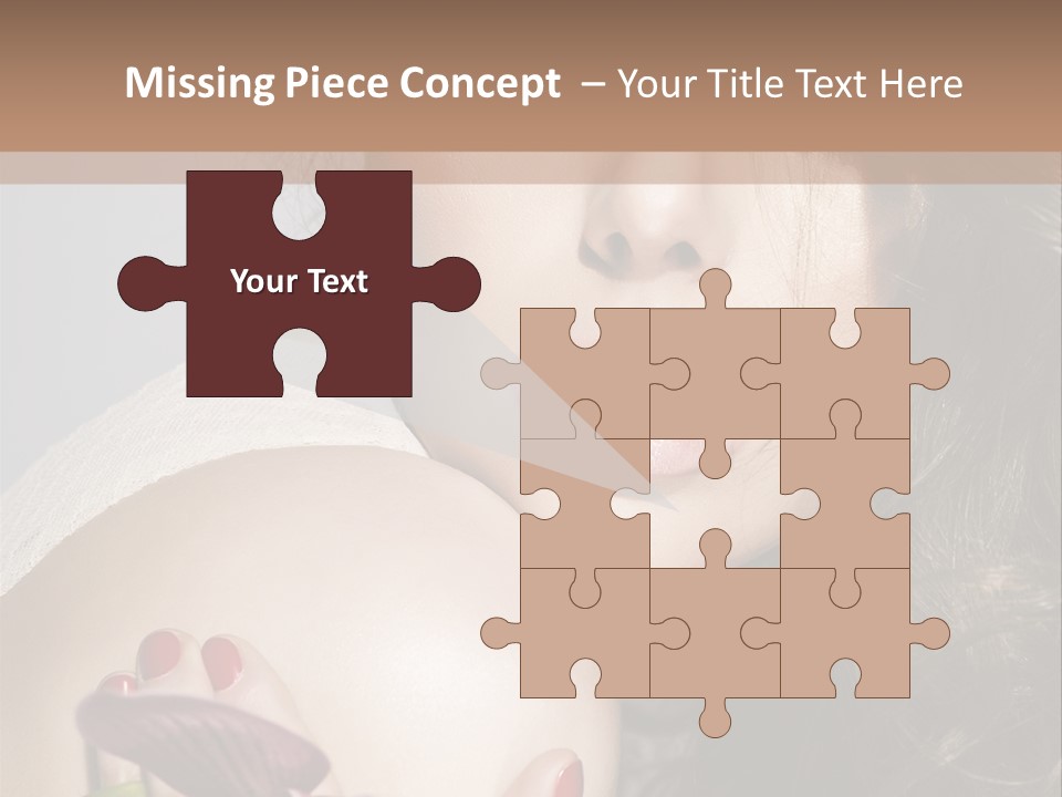 Clear Fun Eyeshadow PowerPoint Template