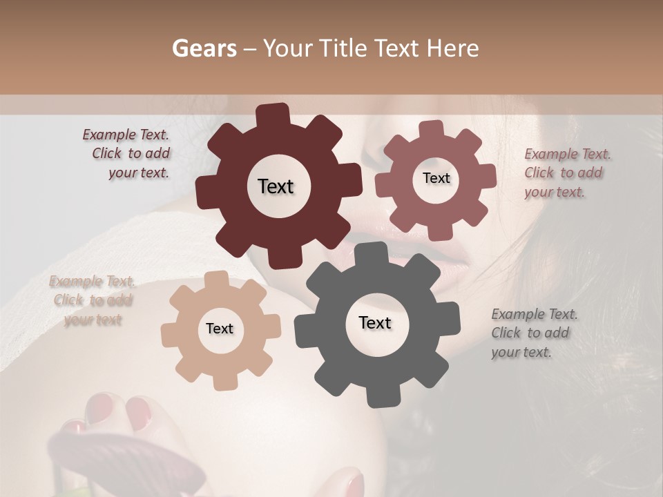 Clear Fun Eyeshadow PowerPoint Template