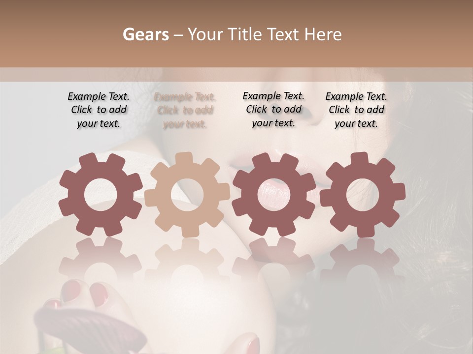 Clear Fun Eyeshadow PowerPoint Template