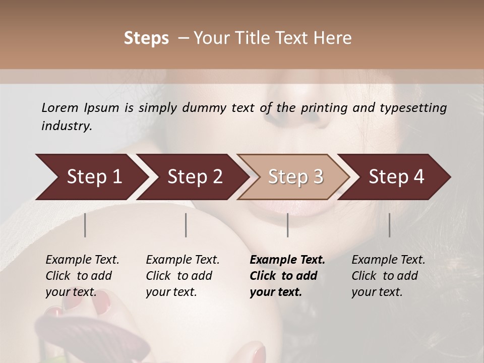 Clear Fun Eyeshadow PowerPoint Template
