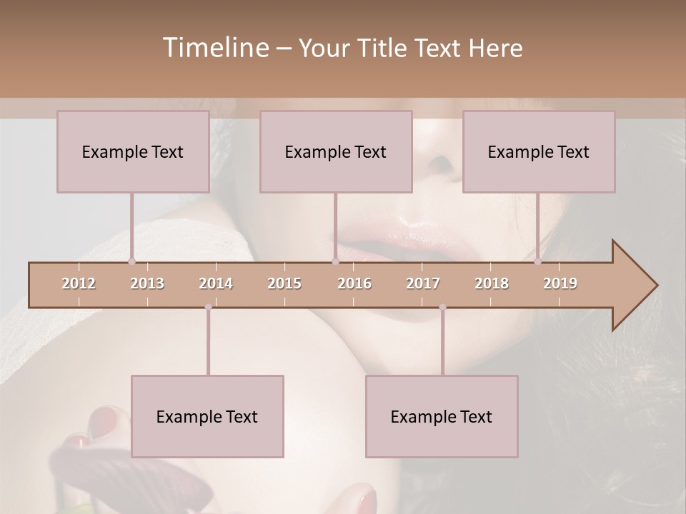 Clear Fun Eyeshadow PowerPoint Template