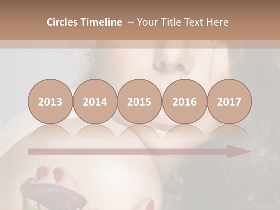 Clear Fun Eyeshadow PowerPoint Template