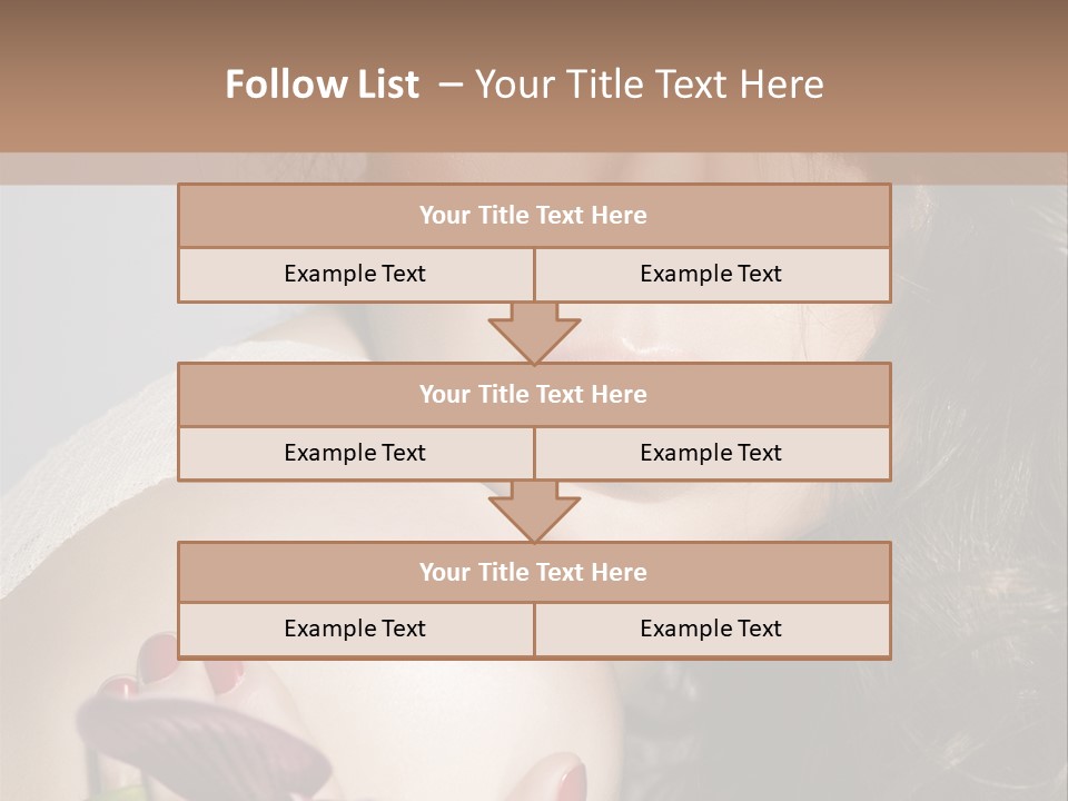 Clear Fun Eyeshadow PowerPoint Template