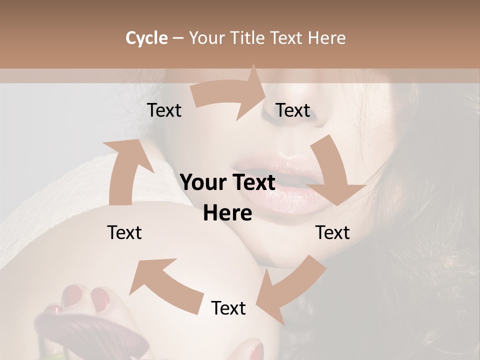 Clear Fun Eyeshadow PowerPoint Template
