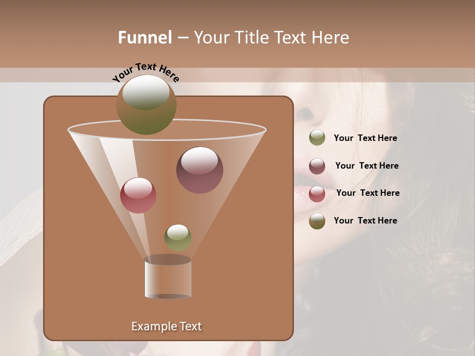 Clear Fun Eyeshadow PowerPoint Template