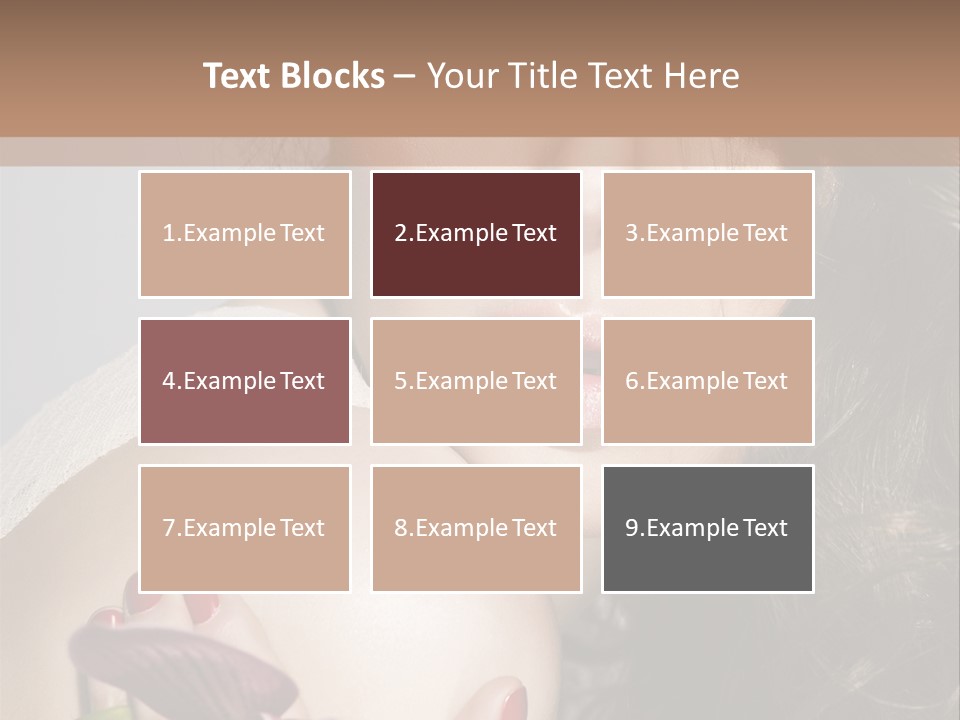 Clear Fun Eyeshadow PowerPoint Template