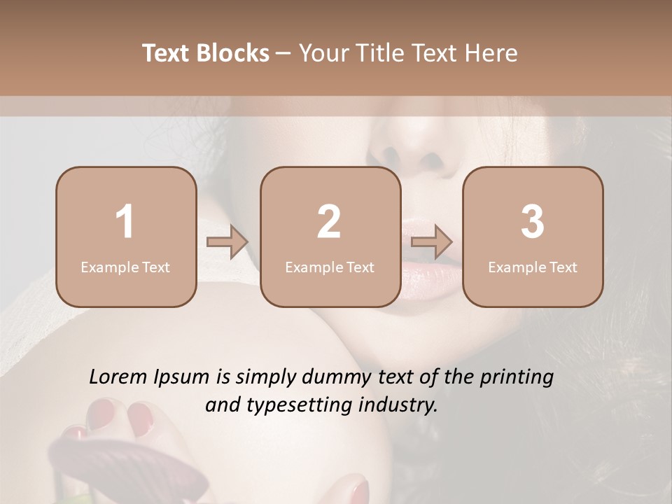 Clear Fun Eyeshadow PowerPoint Template