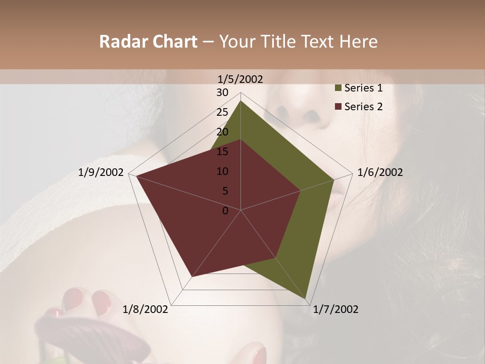 Clear Fun Eyeshadow PowerPoint Template