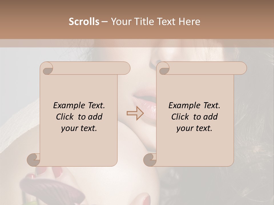 Clear Fun Eyeshadow PowerPoint Template