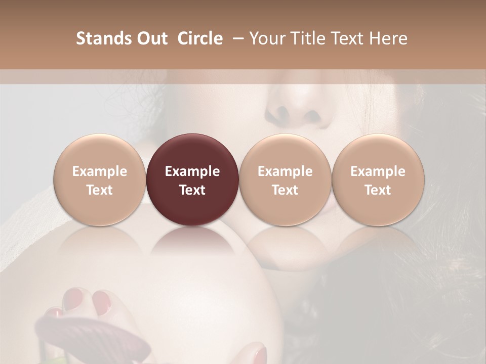 Clear Fun Eyeshadow PowerPoint Template