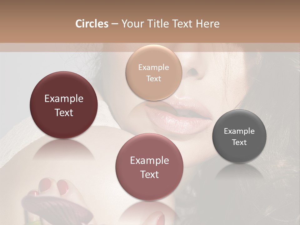 Clear Fun Eyeshadow PowerPoint Template