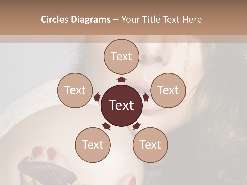 Clear Fun Eyeshadow PowerPoint Template