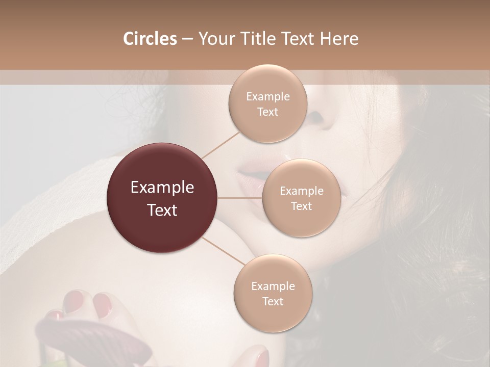 Clear Fun Eyeshadow PowerPoint Template