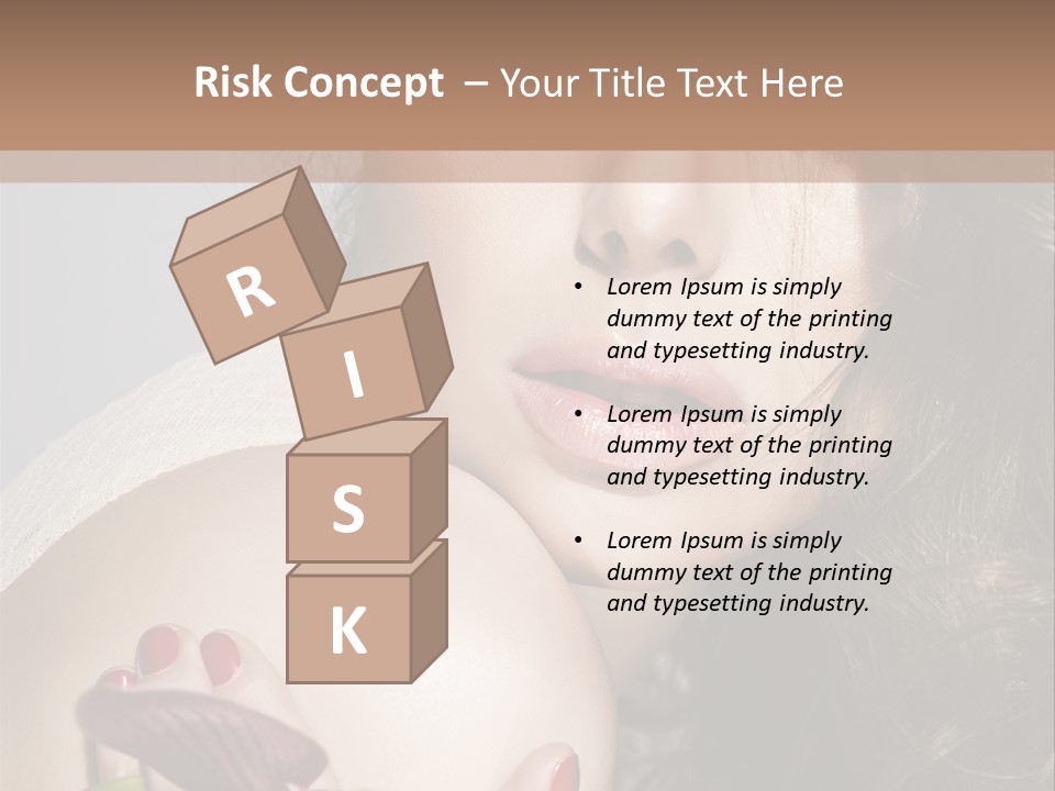 Clear Fun Eyeshadow PowerPoint Template