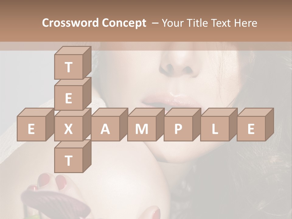 Clear Fun Eyeshadow PowerPoint Template