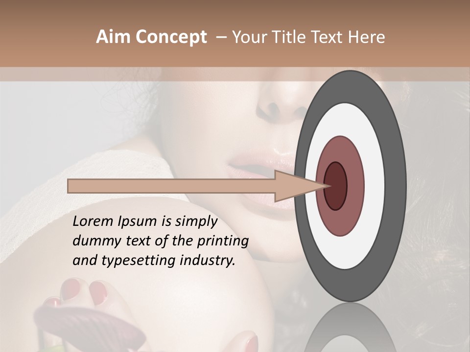 Clear Fun Eyeshadow PowerPoint Template