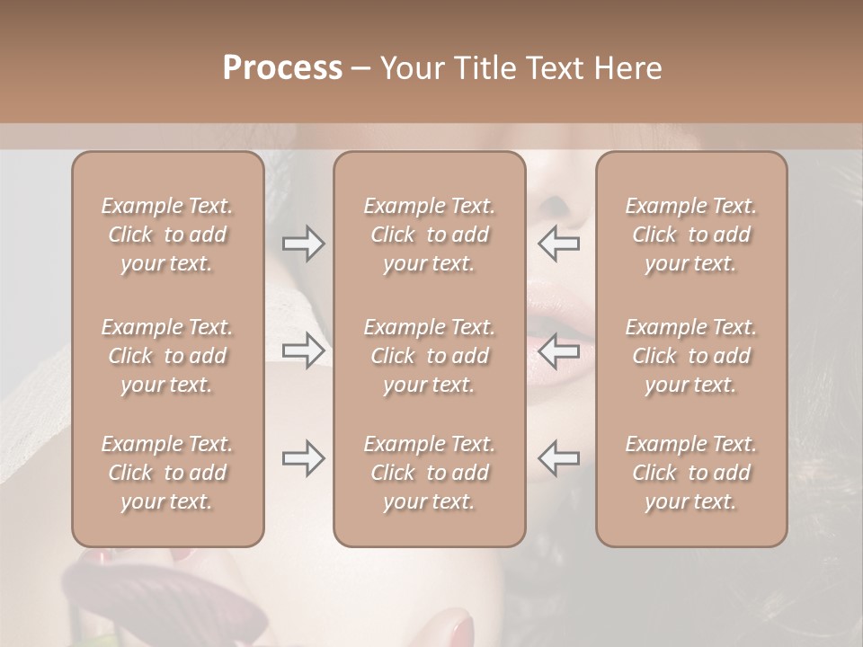 Clear Fun Eyeshadow PowerPoint Template