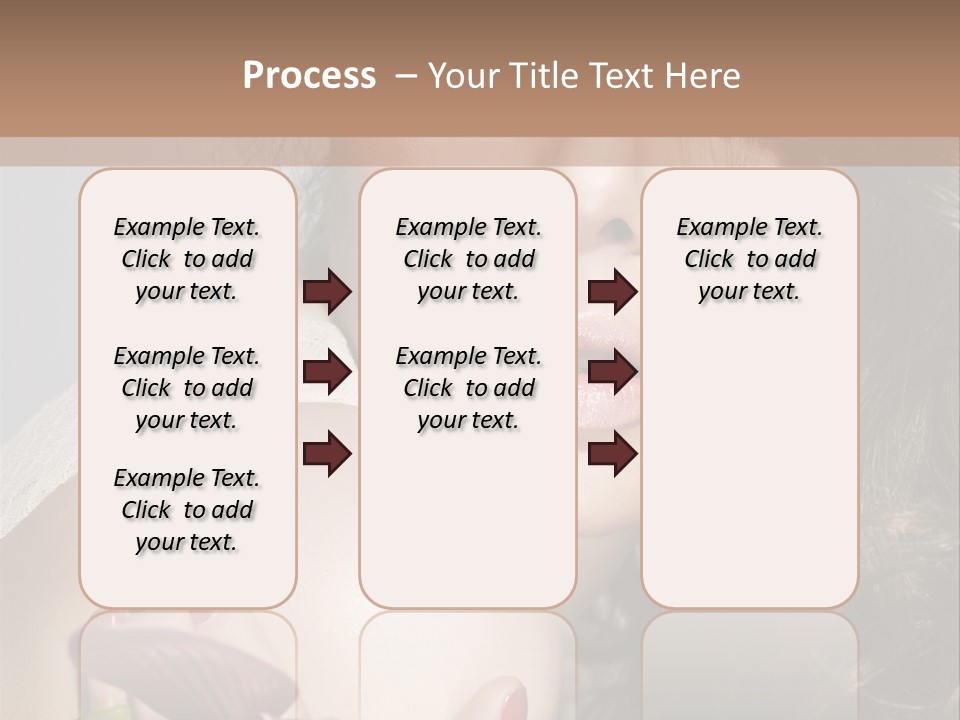 Clear Fun Eyeshadow PowerPoint Template