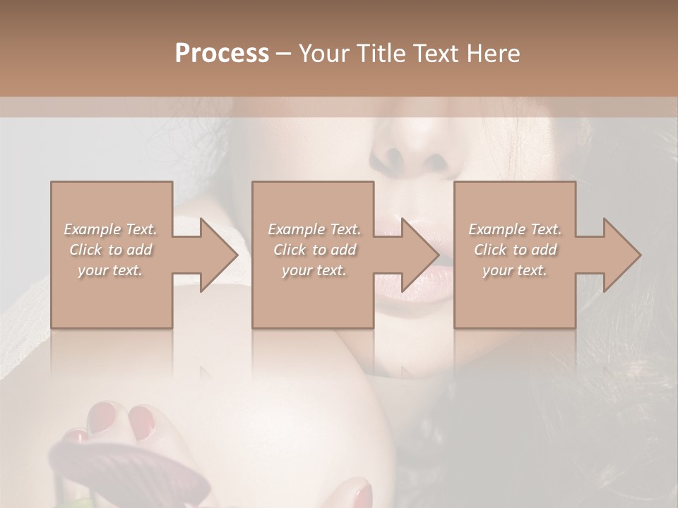 Clear Fun Eyeshadow PowerPoint Template