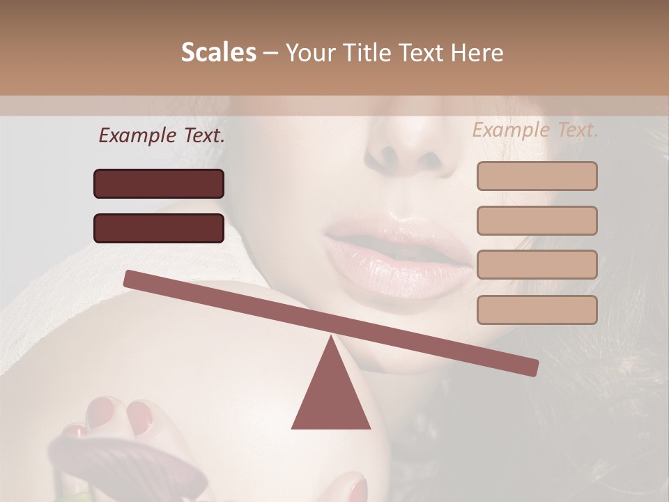 Clear Fun Eyeshadow PowerPoint Template