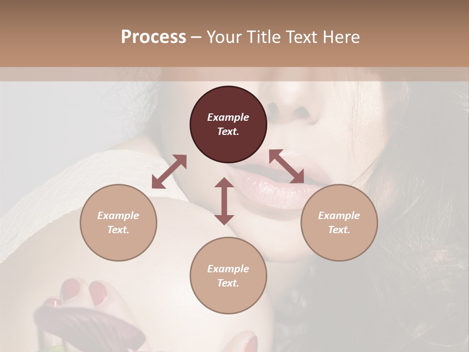 Clear Fun Eyeshadow PowerPoint Template