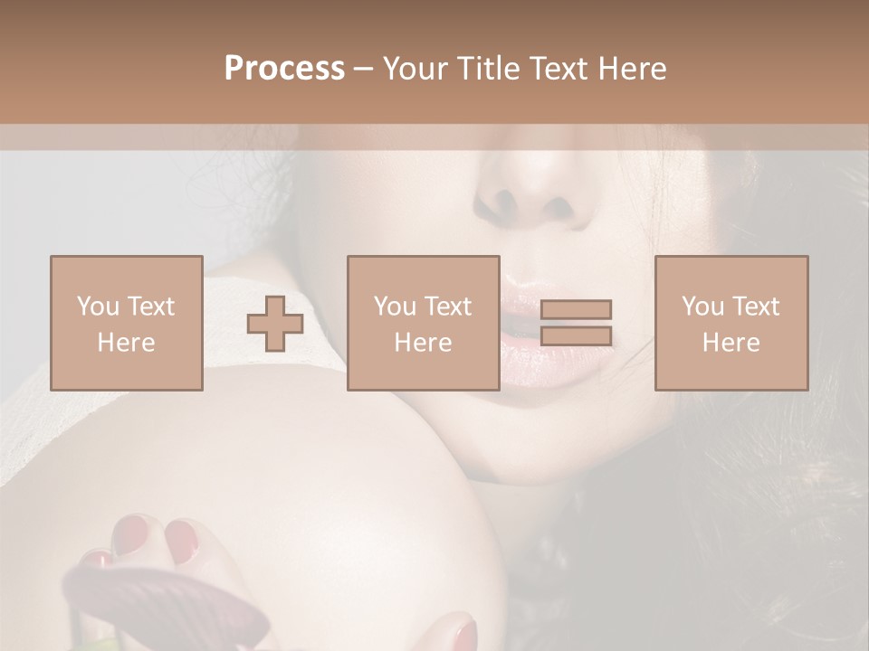 Clear Fun Eyeshadow PowerPoint Template