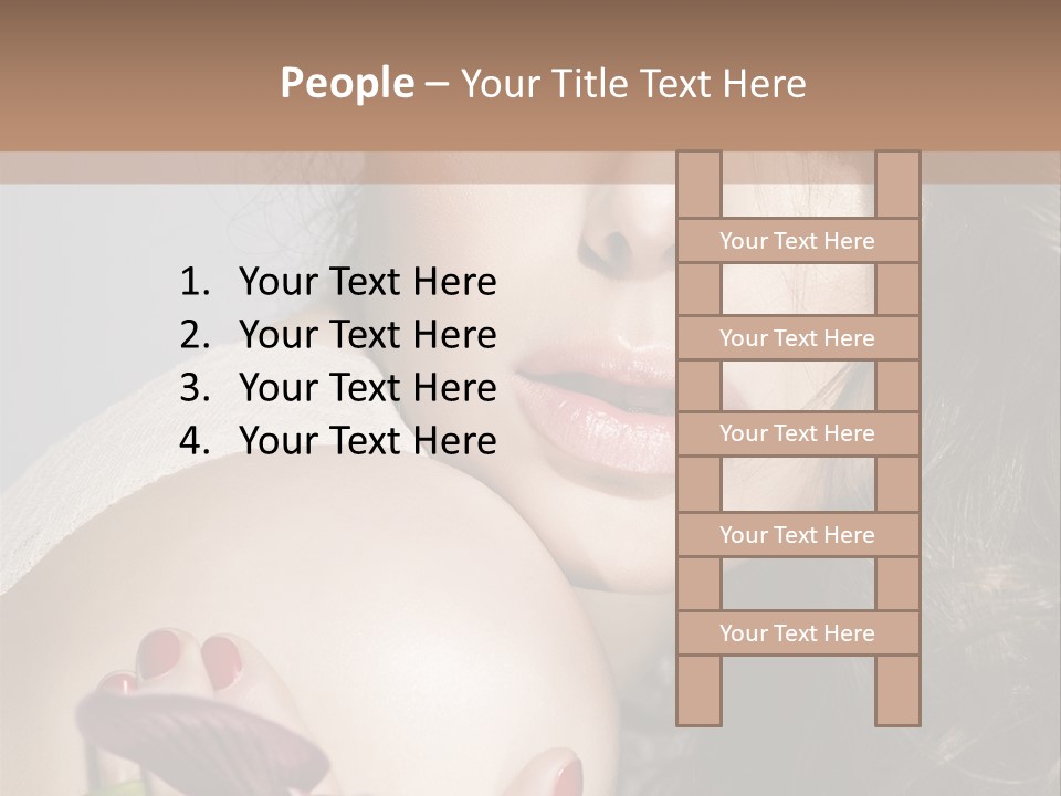 Clear Fun Eyeshadow PowerPoint Template