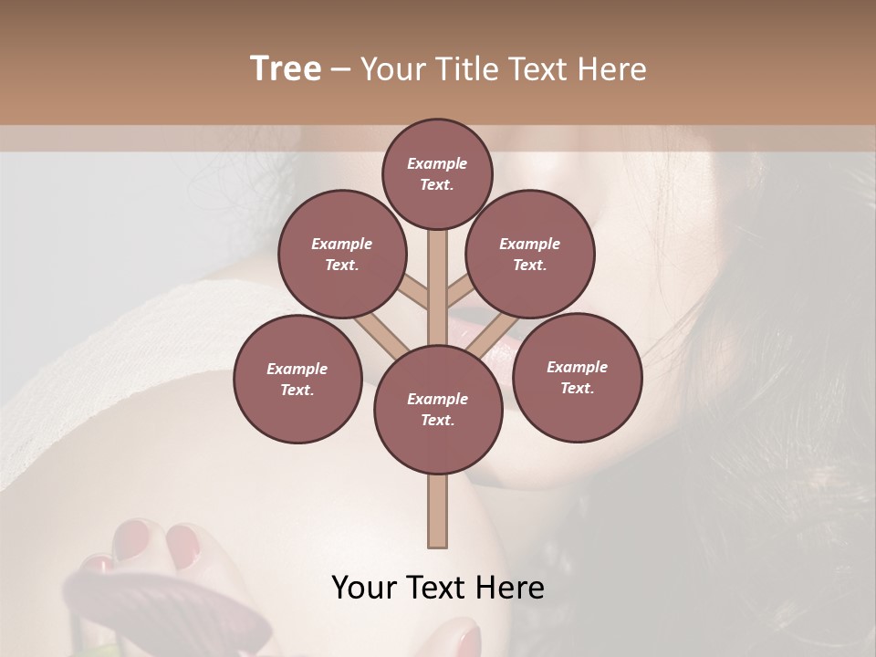 Clear Fun Eyeshadow PowerPoint Template