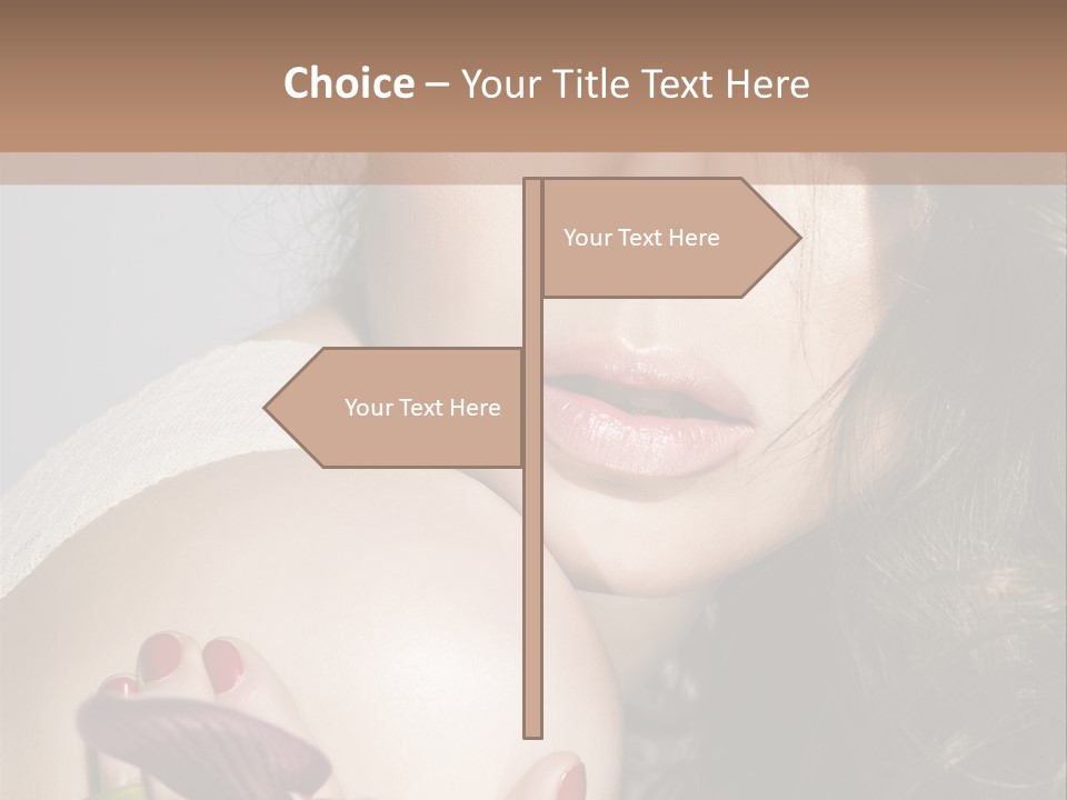 Clear Fun Eyeshadow PowerPoint Template