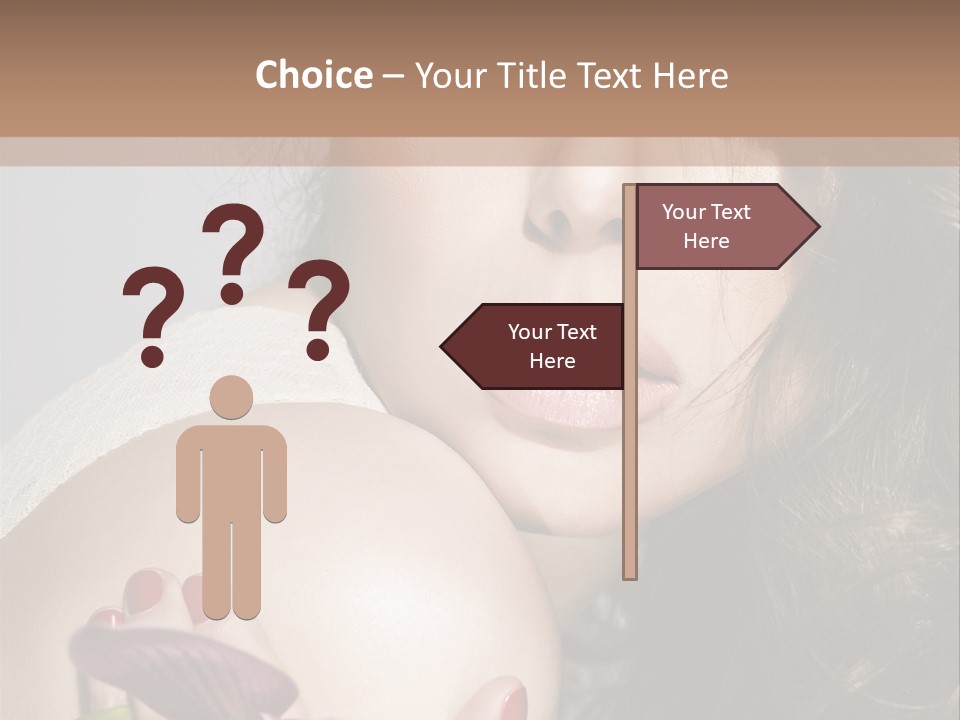 Clear Fun Eyeshadow PowerPoint Template