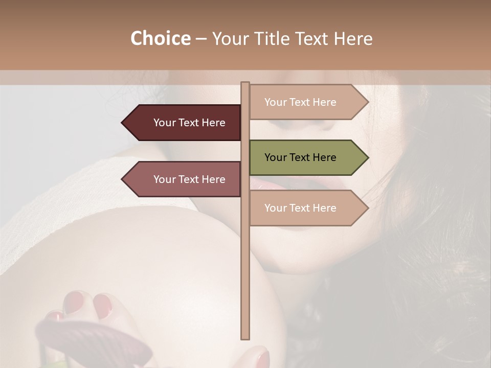 Clear Fun Eyeshadow PowerPoint Template