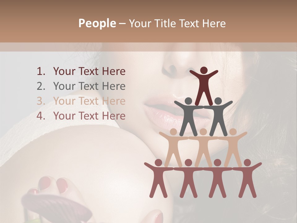 Clear Fun Eyeshadow PowerPoint Template