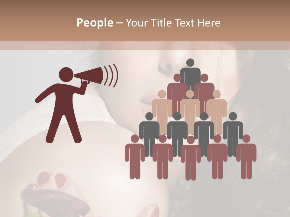 Clear Fun Eyeshadow PowerPoint Template