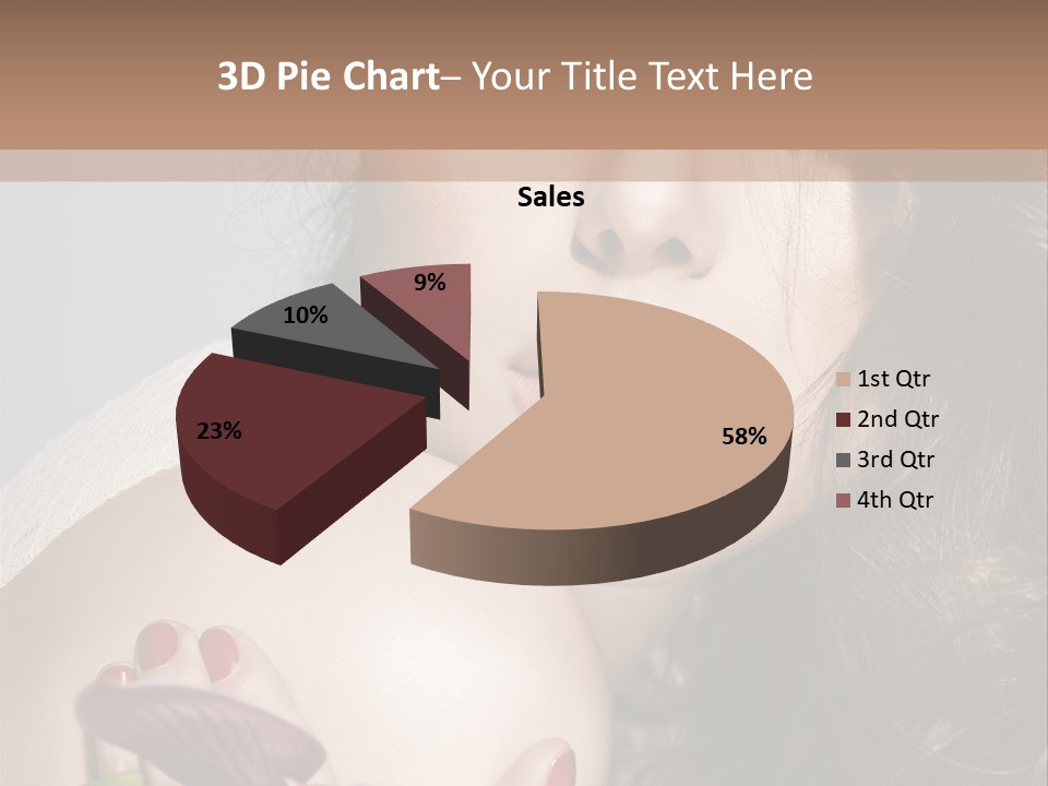 Clear Fun Eyeshadow PowerPoint Template