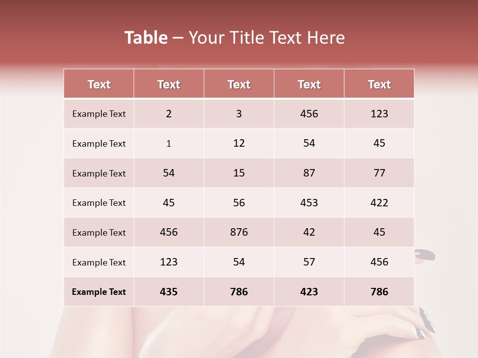 Beautiful Profile Glance PowerPoint Template