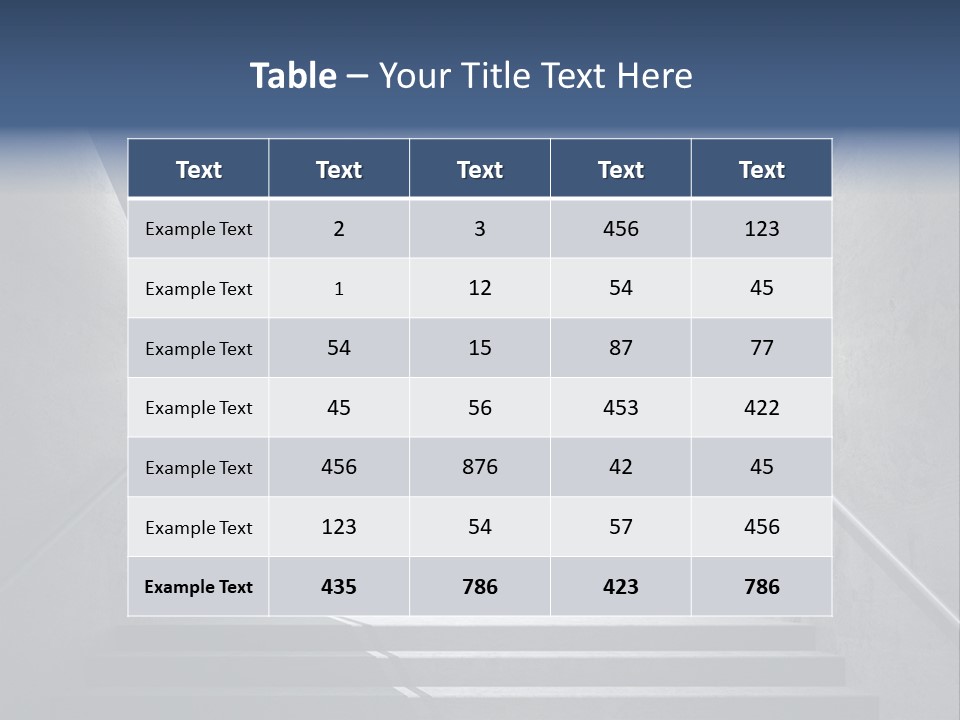 Soccer Field Stair Atmosphere PowerPoint Template